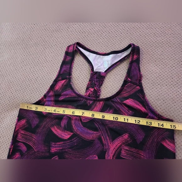 New women's XS head slim dri-motion tank top pink purple & black - Picture 3 of 12